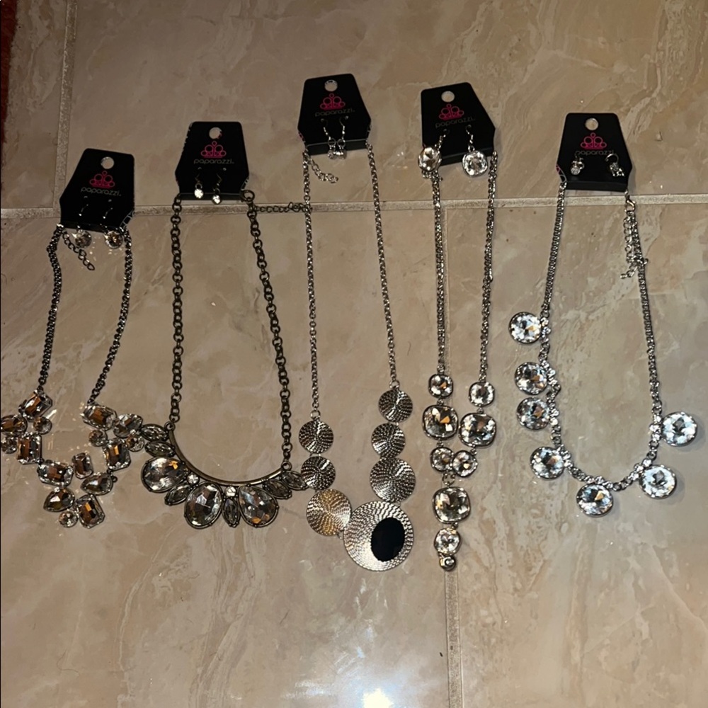 Paparazzi Silver Charm Necklace Collection